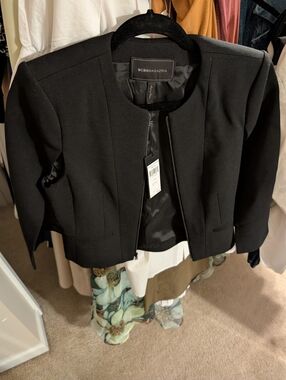 BCBG Cape Blazer - Black